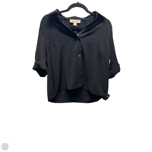 Top Short Sleeve By Michael By Michael Kors In Black, Size: M