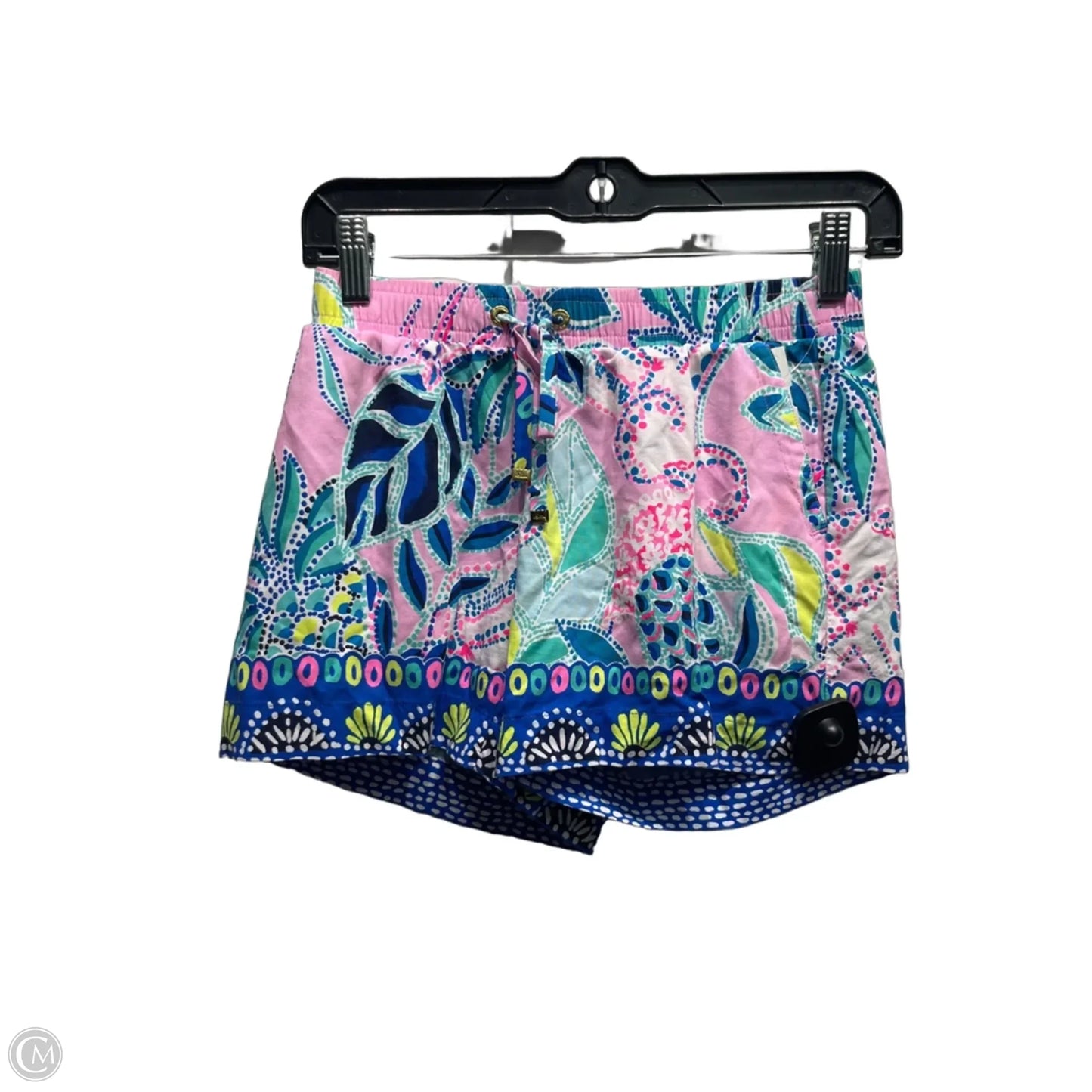 Shorts Designer By Lilly Pulitzer In Green & Pink, Size: Xxs