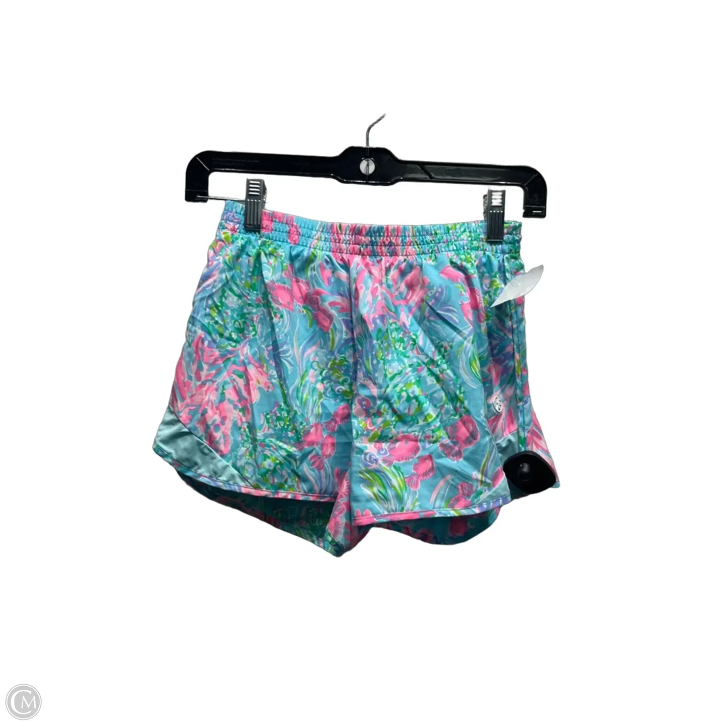 Shorts Designer By Lilly Pulitzer In Green & Pink, Size: Xxs