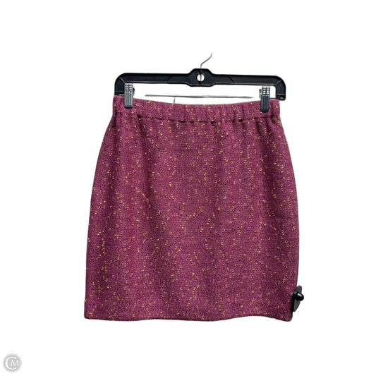 Skirt Luxury Designer By St John Collection In Pink & Yellow, Size: 6