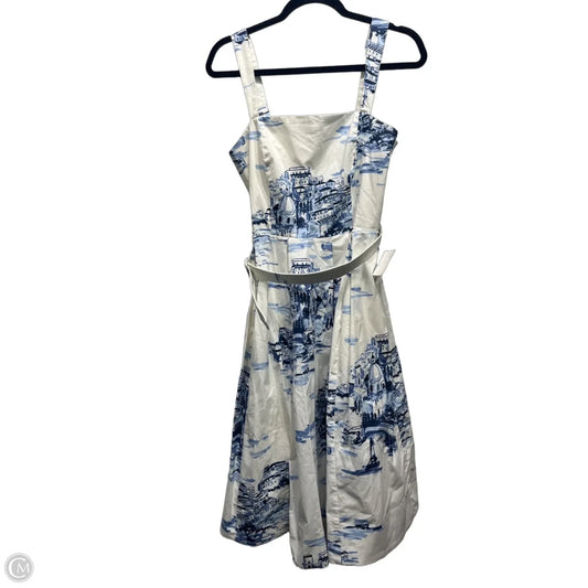 Dress Party Short By White House Black Market In Blue & White, Size: 6