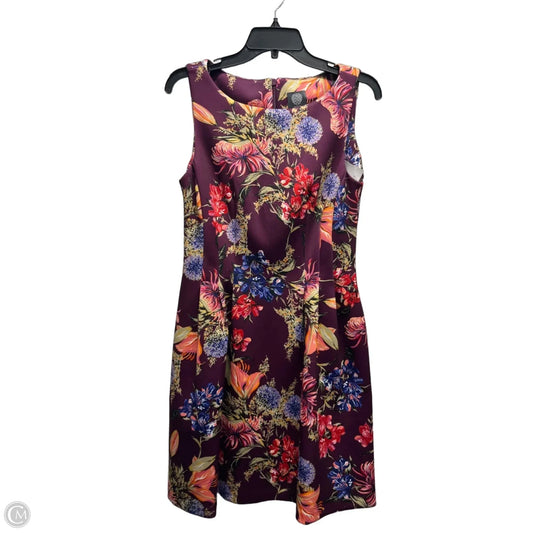 Dress Work By Vince Camuto In Maroon, Size: 8