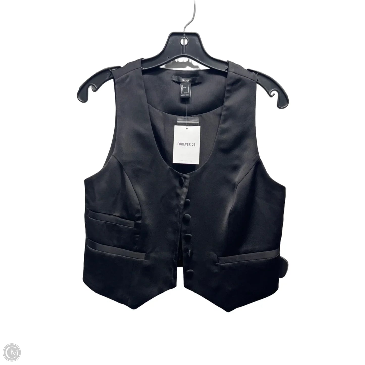 Vest Other By Forever 21 In Black, Size: S