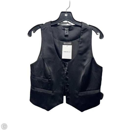 Vest Other By Forever 21 In Black, Size: S