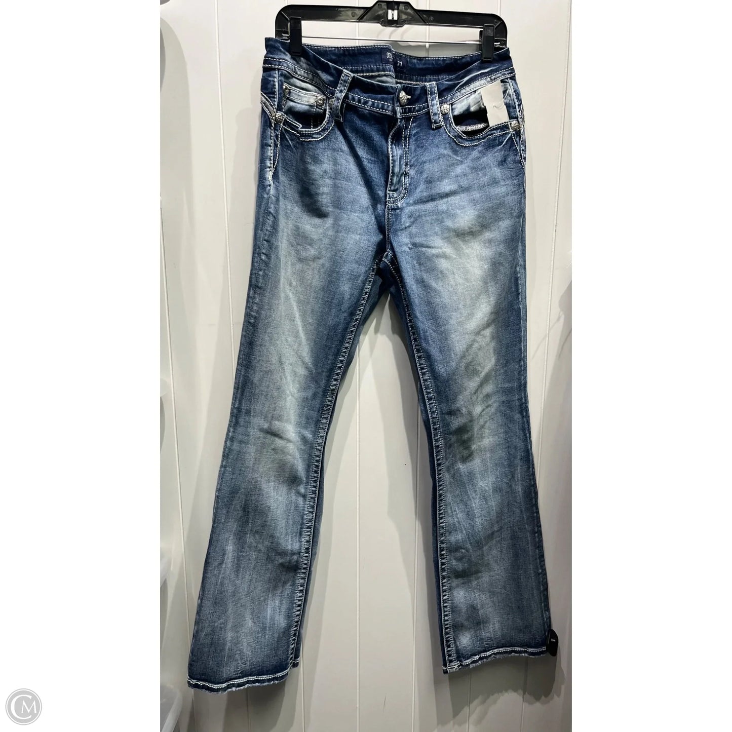 Jeans Boot Cut By Miss Me In Blue Denim, Size: 10