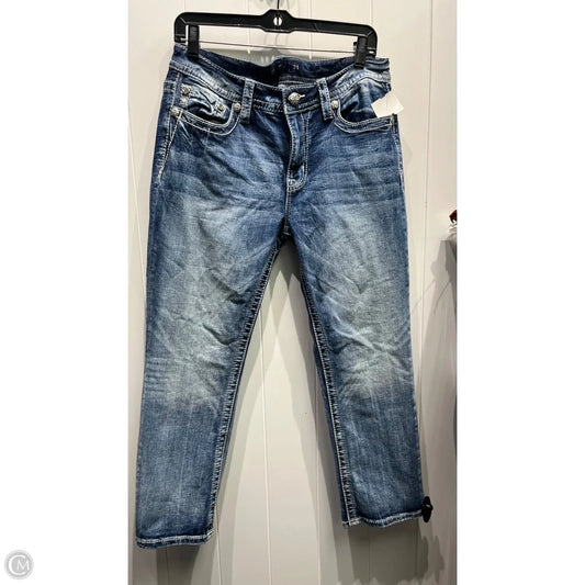 Jeans Straight By Miss Me In Blue Denim, Size: 10