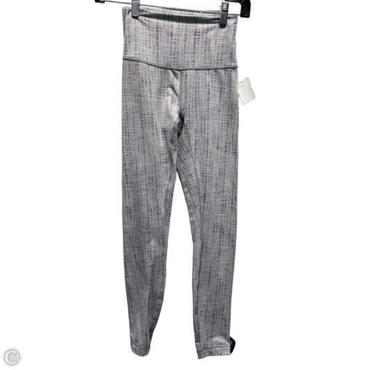 Athletic Leggings By Lululemon In Grey, Size: 2
