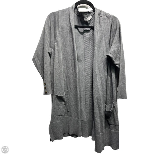 Sweater Cardigan By 89th And Madison In Grey, Size: 1x