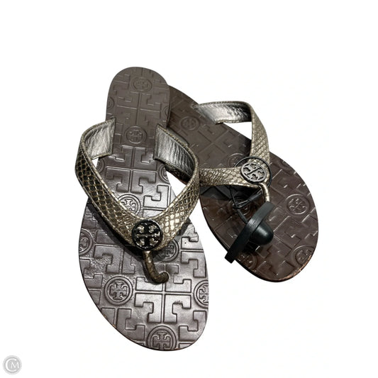 Sandals Designer By Tory Burch In Brown, Size: 7