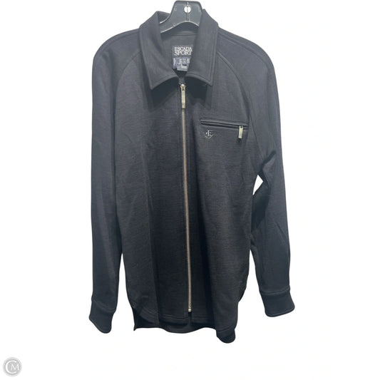 Jacket Designer By Escada In Black, Size: S