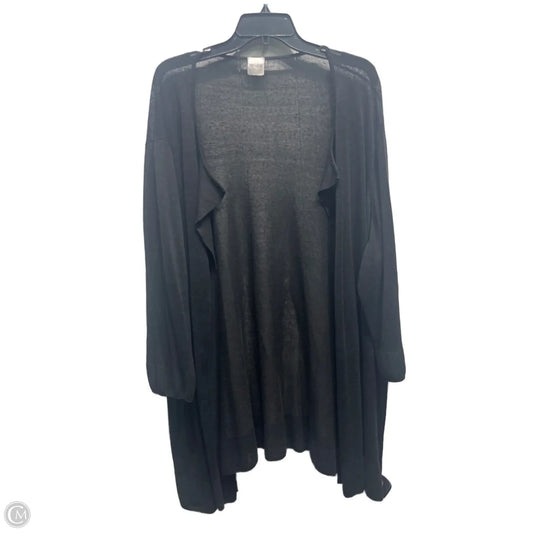 Cardigan By Nic + Zoe In Black, Size: 1x