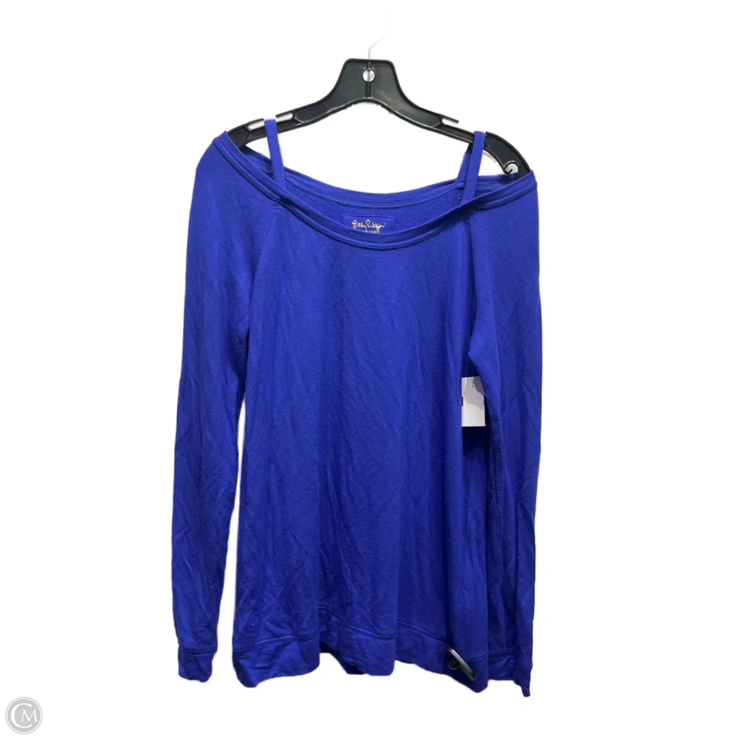 Top Long Sleeve Designer By Lilly Pulitzer In Blue, Size: Xs