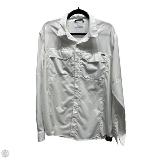 Top Long Sleeve By Columbia In White, Size: M