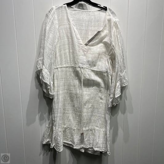 Dress Casual Midi By White House Black Market In White, Size: S
