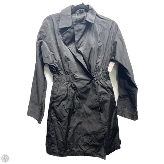 Coat Trench Coat By Theory In Black, Size: S