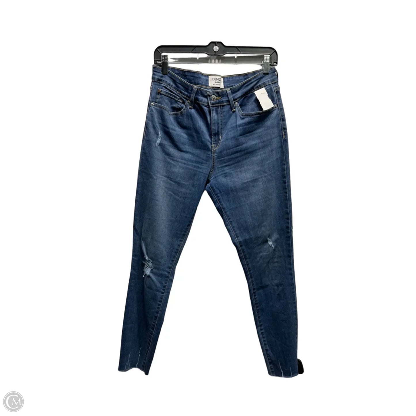 Jeans Skinny By Denizen By Levis In Blue Denim, Size: 6