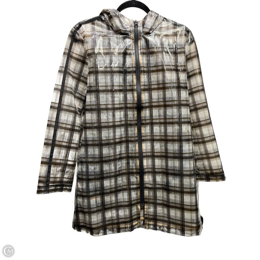 Coat Raincoat By Zara Basic In Brown, Size: S