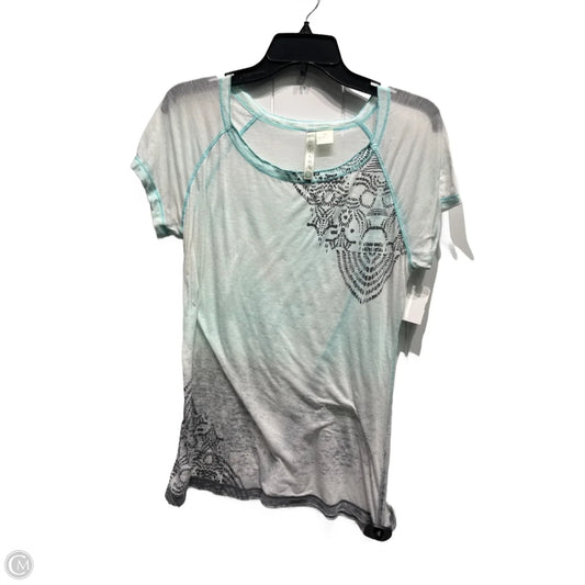 Top Short Sleeve By brisas In Teal, Size: M