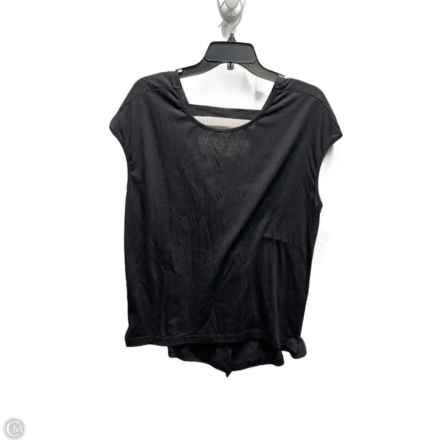 Top Short Sleeve By Clothes Mentor In Black, Size: Xl