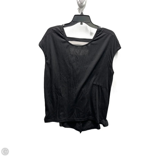 Top Short Sleeve By Clothes Mentor In Black, Size: Xl