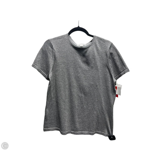 Top Short Sleeve By Target-designer In Silver, Size: Xl