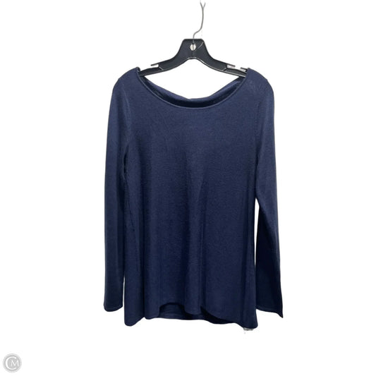Top Long Sleeve Designer By Lilly Pulitzer In Navy, Size: M