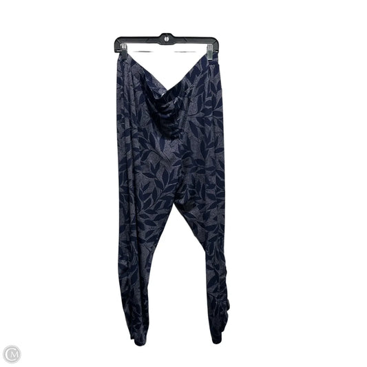 Pants Dress By Susan Graver In Blue & White, Size: 1x