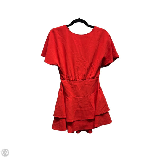 Dress Designer By Alice + Olivia In Red, Size: 0