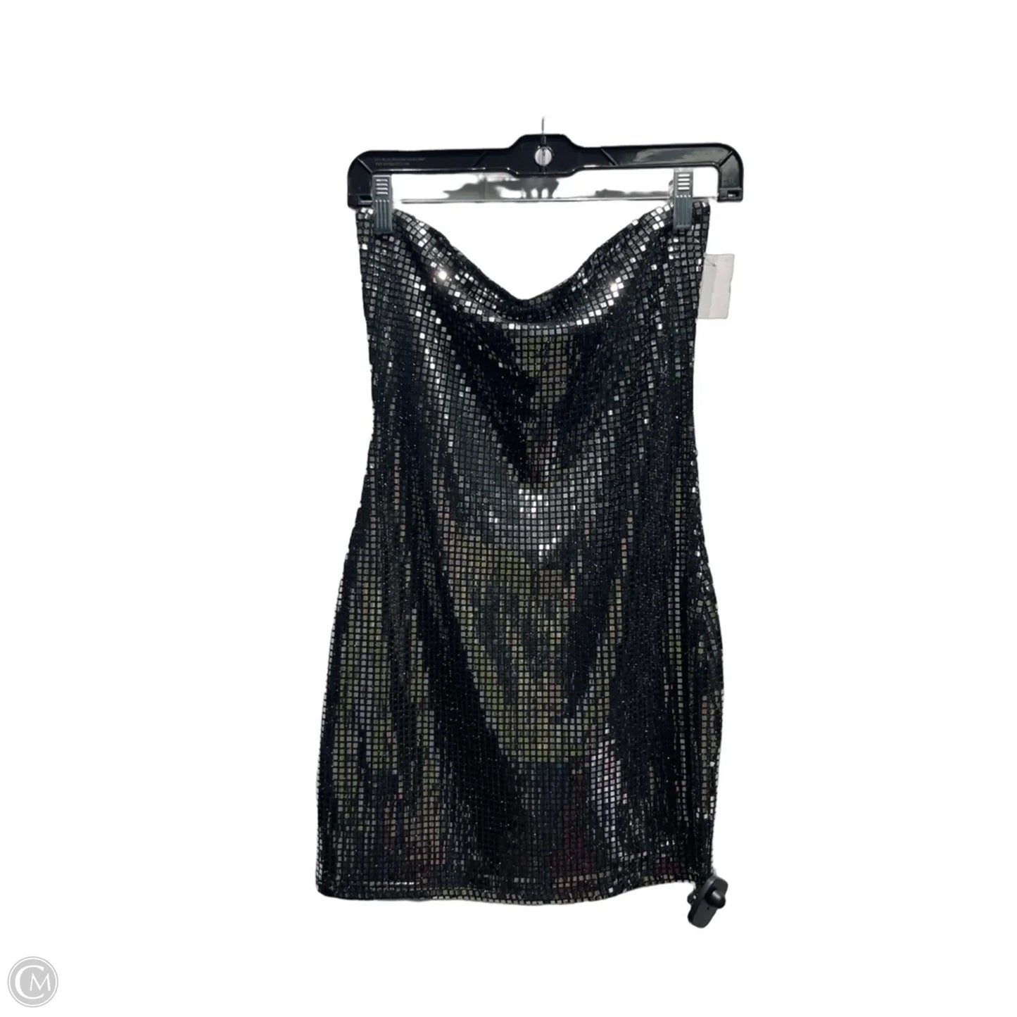 Dress Party Short By White Fox In Black & Silver, Size: M