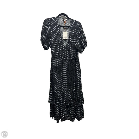 Dress Casual Midi By Knox Rose In Black & White, Size: Xl
