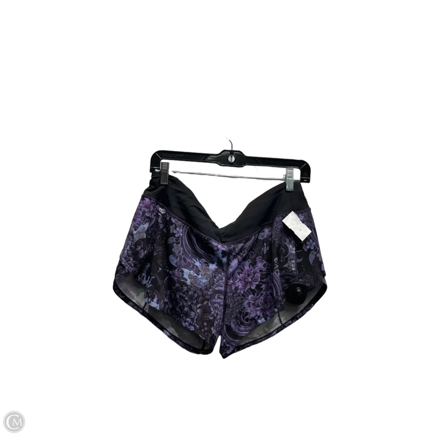 Athletic Shorts By Lululemon In Purple, Size: 10