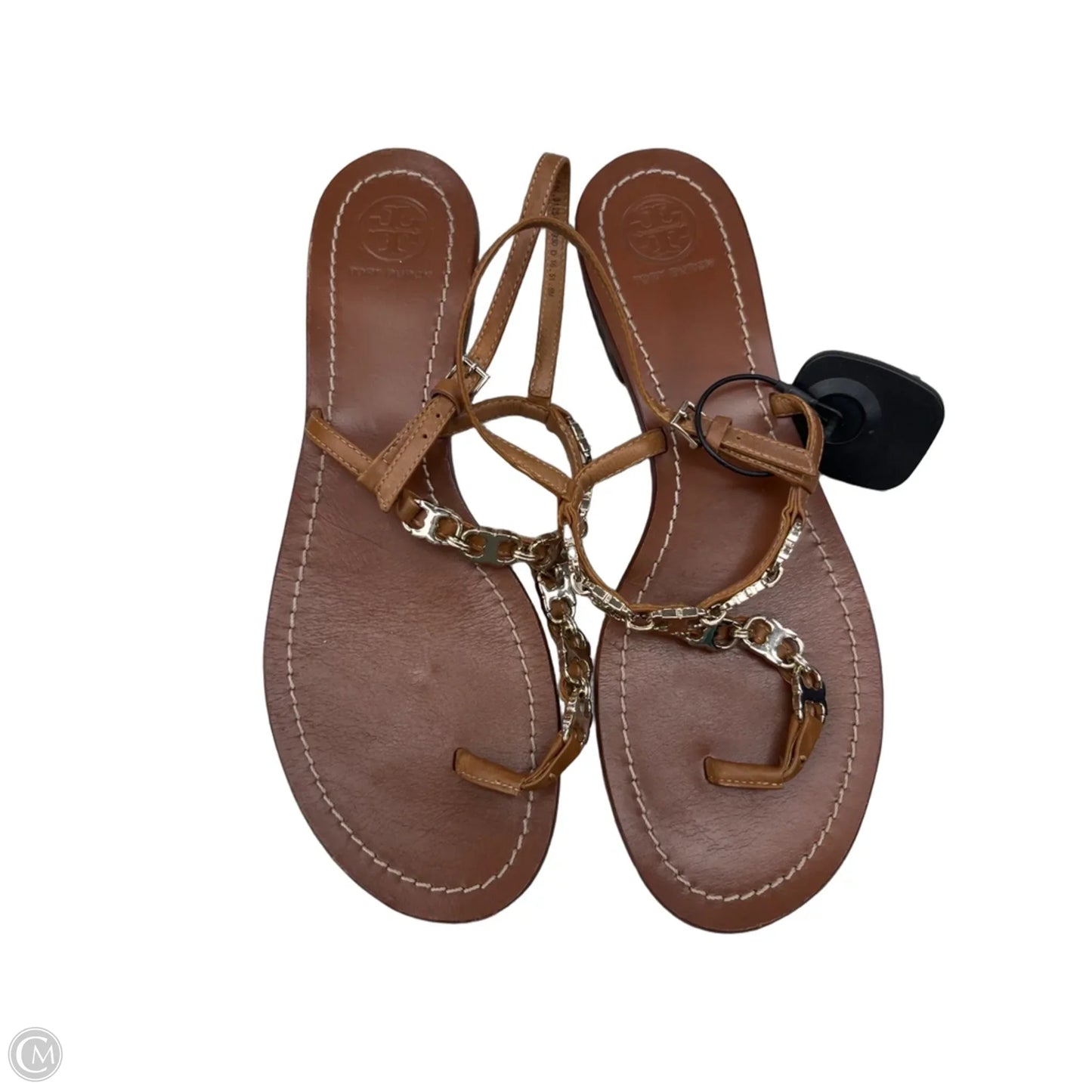 Sandals Designer By Tory Burch In Brown, Size: 8