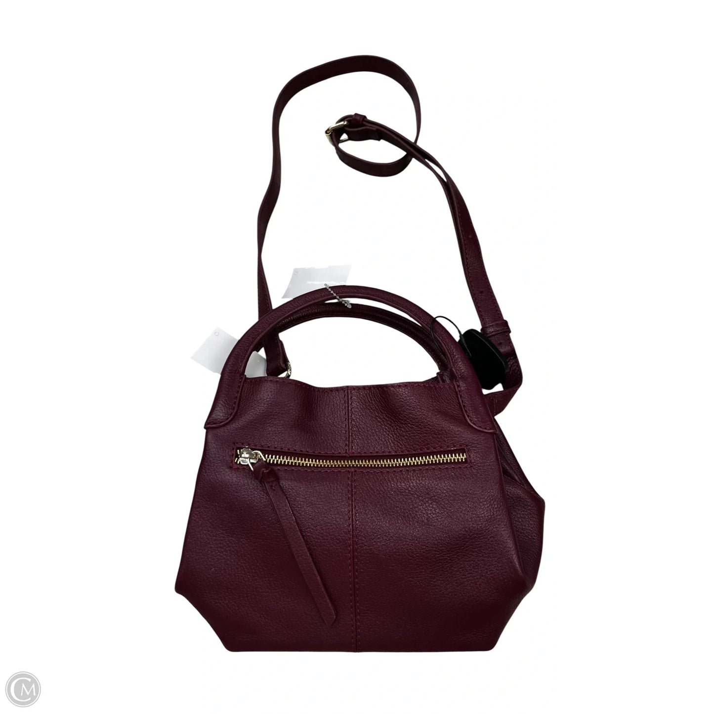 Crossbody Leather By Clothes Mentor, Size: Small