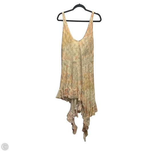 Dress Casual Midi By Kimichi Blue In Yellow, Size: Xl