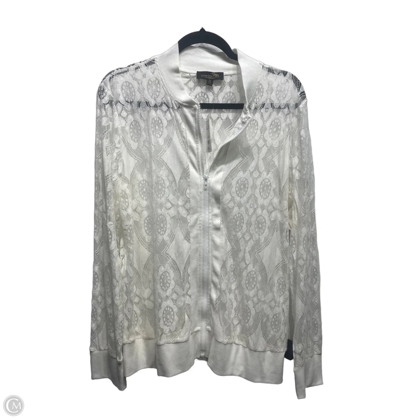 Jacket Other By Suzanne Betro In White, Size: Xl