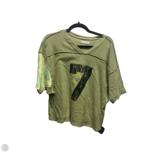 Top Short Sleeve By We The Free In Green, Size: Xs