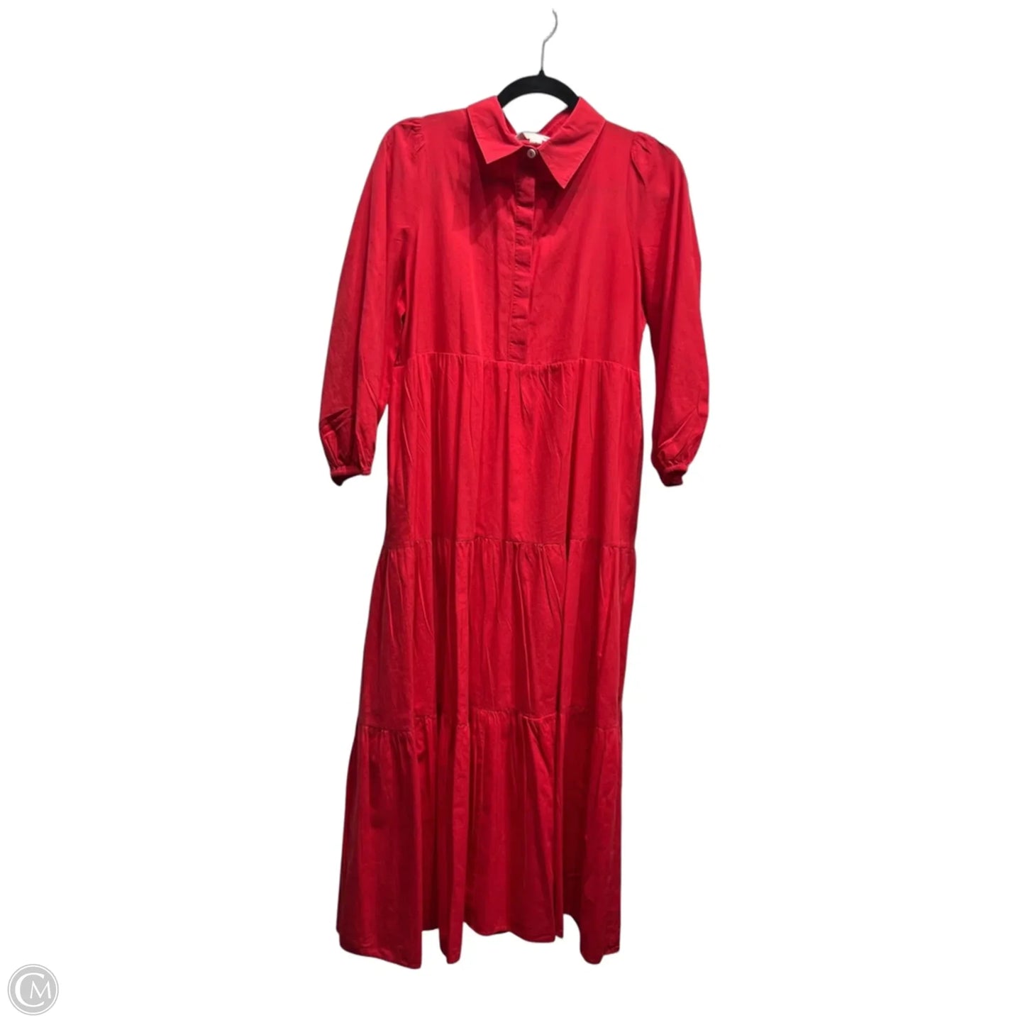 Dress Casual Midi By Pomander Place In Red, Size: S