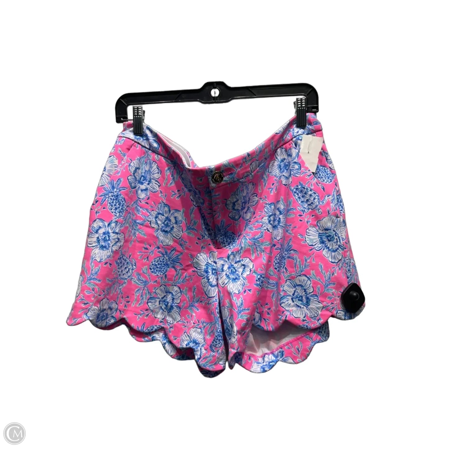 Shorts Designer By Lilly Pulitzer In Blue & Pink, Size: 12