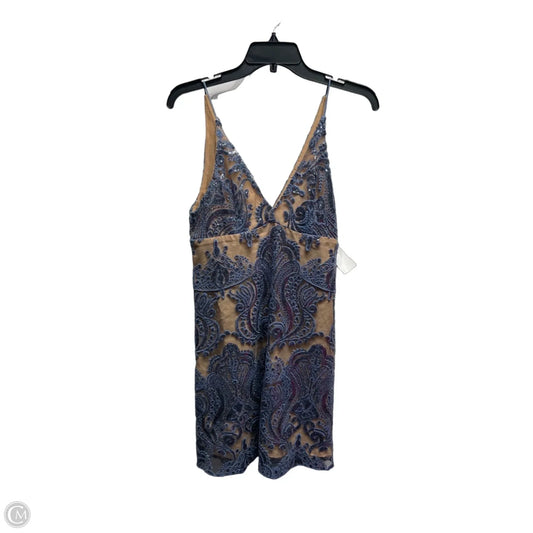 Dress Party Short By Free People In Blue & Tan, Size: 2