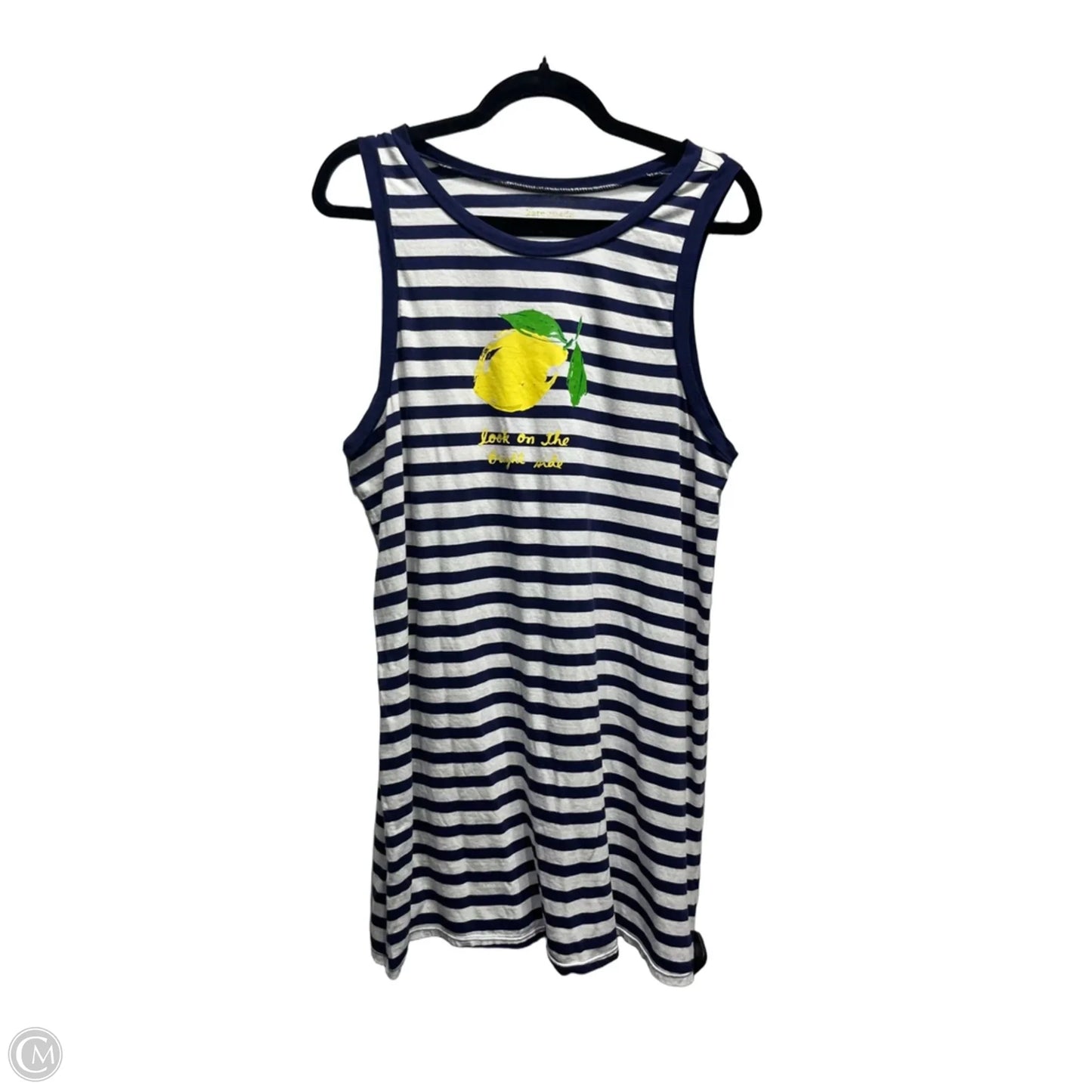 Dress Designer By Kate Spade In Blue & White, Size: L