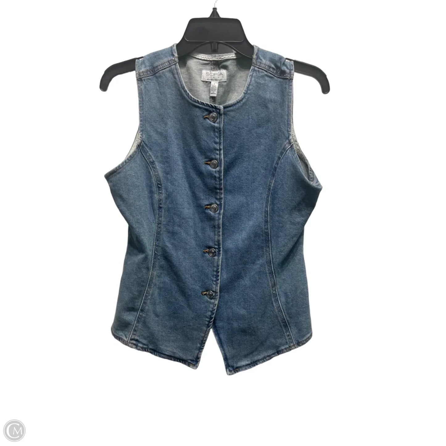 Vest Other By Sofia By Sofia Vergara In Blue Denim, Size: S