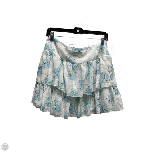 Skirt Mini & Short By Altard State In Blue & Purple, Size: Xl