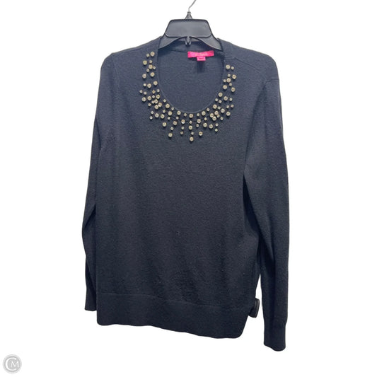 Sweater Designer By Lilly Pulitzer In Black, Size: Xl