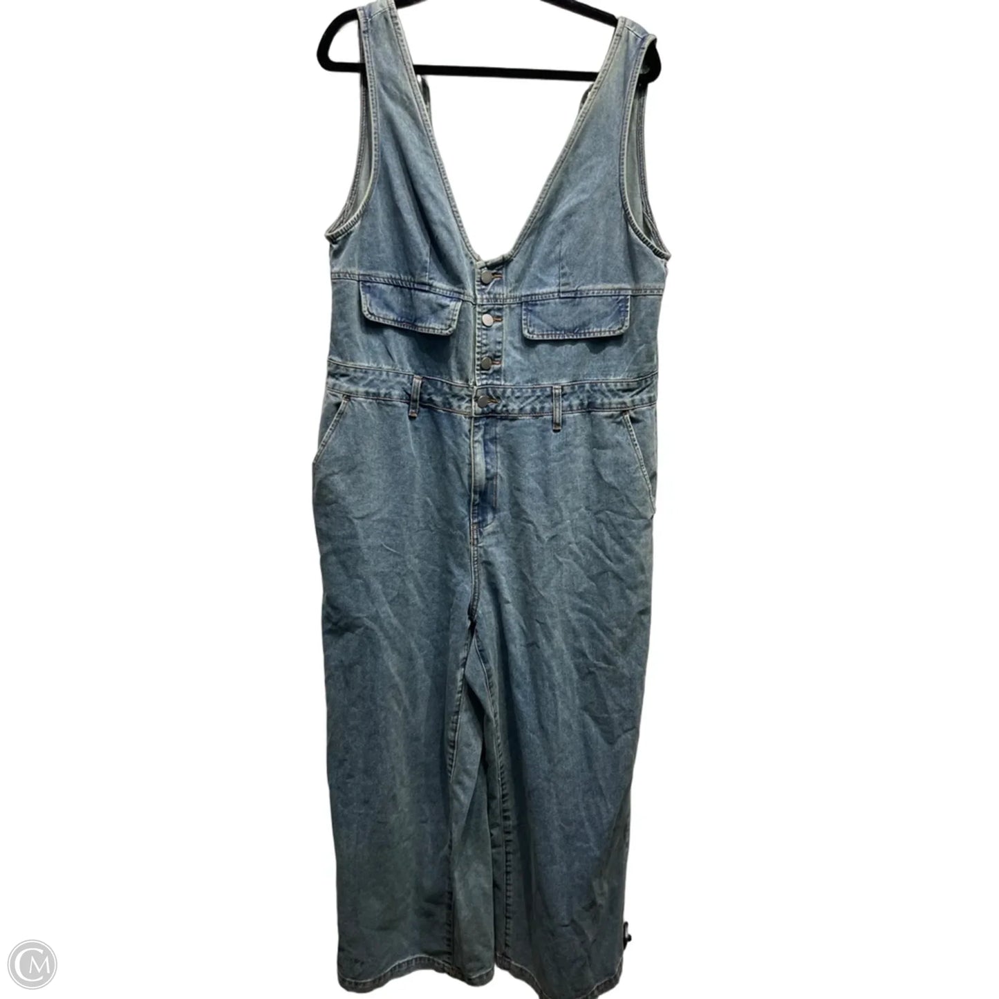 Overalls By Cider In Blue Denim, Size: 1x
