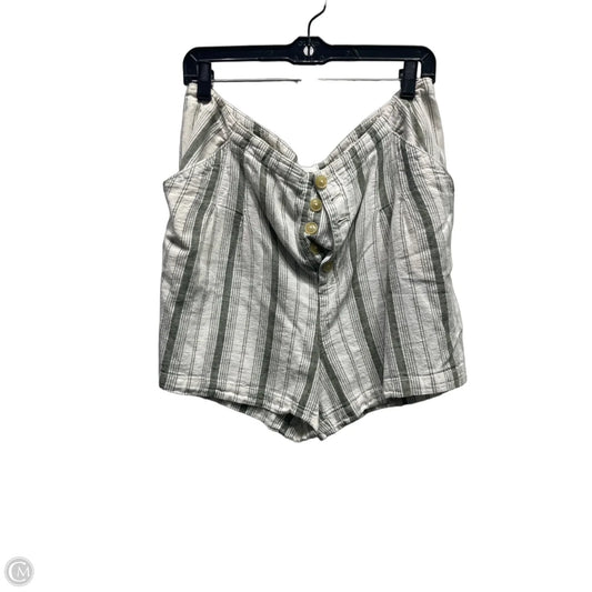 Shorts By Anthropologie In Green & White, Size: 12