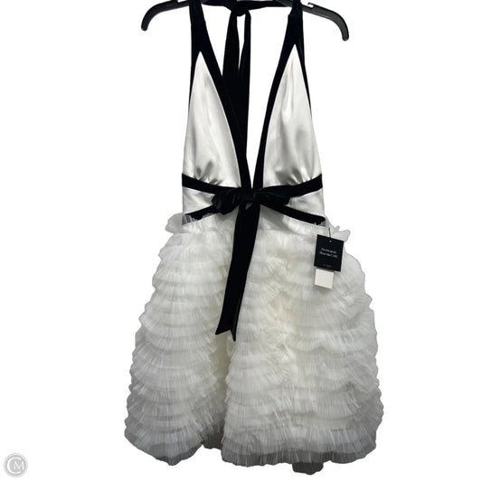 Dress Party Short By  CLUB L LONDON In Black & White, Size: 12