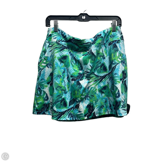 Skort By Tommy Bahama In Blue & Green, Size: L