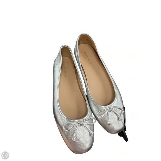 Shoes Flats By Cole-haan In Silver, Size: 7.5