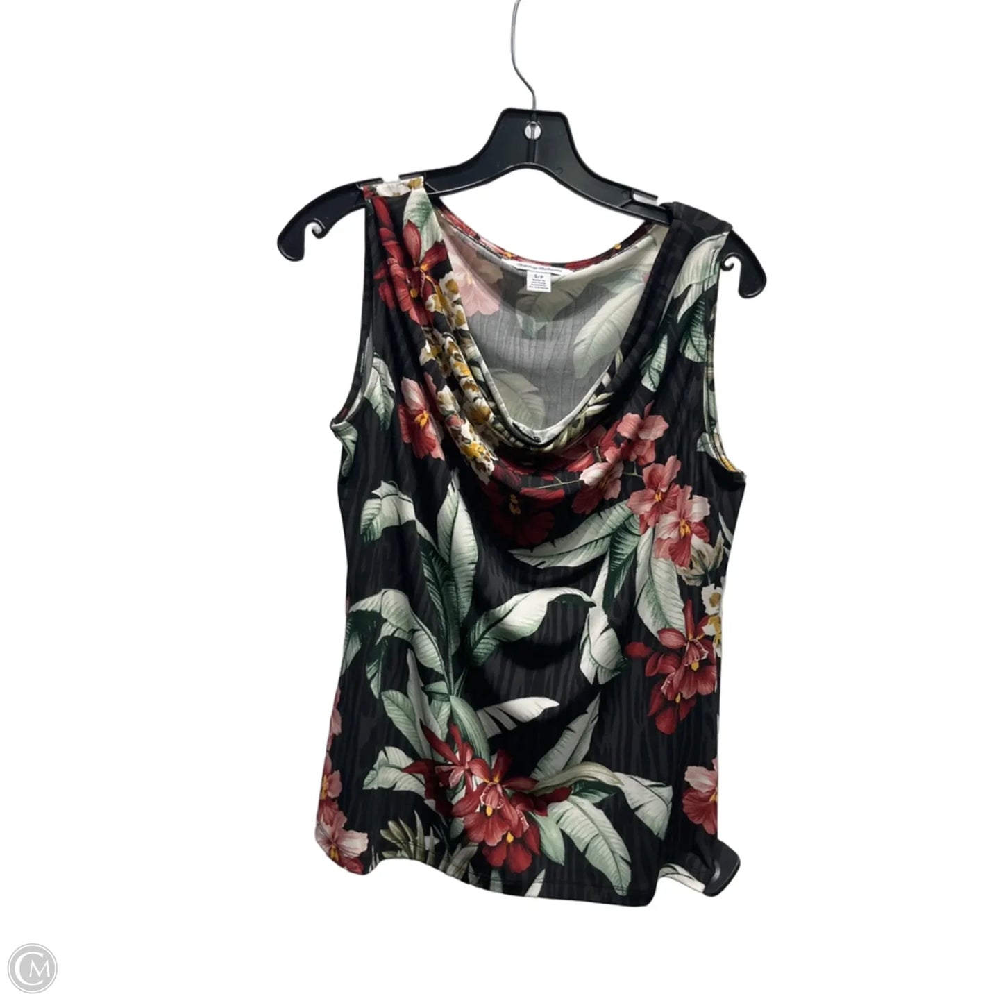Top Sleeveless By Tommy Bahama In Black & Red, Size: S