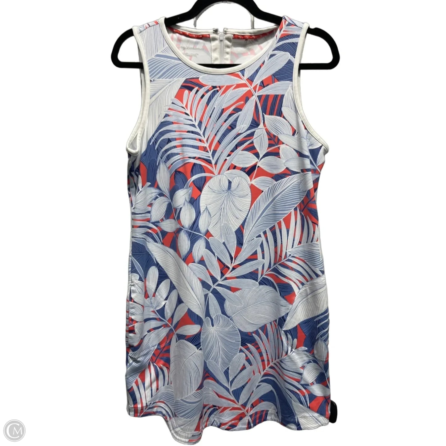 Dress Casual Short By Tommy Bahama In Blue & Orange, Size: M